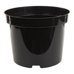 Aeroplas 10L Non-Slotted Round Container Pot Black - Net of 50 Pots