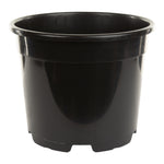 Aeroplas 12L Non-Slotted Round Container Pot Black