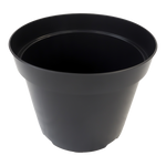 15L Round Plant Pot - Black Nursery & Grow Pot