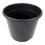 20L Round Plant Pot - Black Heavy-Duty Nursery & Grow Pot