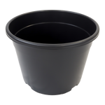 25L Round Plant Pot - Black Nursery & Grow Pot