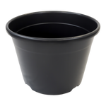 30L Round Plant Pot - Heavy Duty Black Nursery & Grow Pot