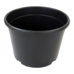 32L Round Plant Pot - Heavy Duty Black Nursery & Grow Pot