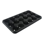 Modiform 3669 EURODAN Transport Tray - 18 x 9cm Pots, 4 per Danish Shelf, Recycled PS