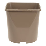 Aeroplas 3L Slotted Square Round Pot Taupe