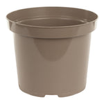 Aeroplas 4L Non-Slotted Round Container Pot Taupe - Net of 66 Pots