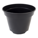 5L Round Plant Pot - Black Nursery & Grow Pot