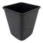 5.5L Square Round Plant Pot - Black Nursery & Grow Pot