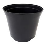 7.5L Round Plant Pot - Black Nursery & Grow Pot