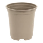 Aeroplas 9cm Thermoformed Pot High Taupe - Case of 2,450 Pots