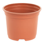 Aeroplas 9cm Thermoformed Pot Low Terracotta - Case of 2,625 Pots