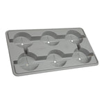 Aeroplas Pot Carry Tray 1.5L Round x 6 Grey - 6 Pot Nursery Carry Tray