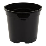 Aeroplas 2L Slotted 40mm Round Container Pot Black - Net of 85 Pots