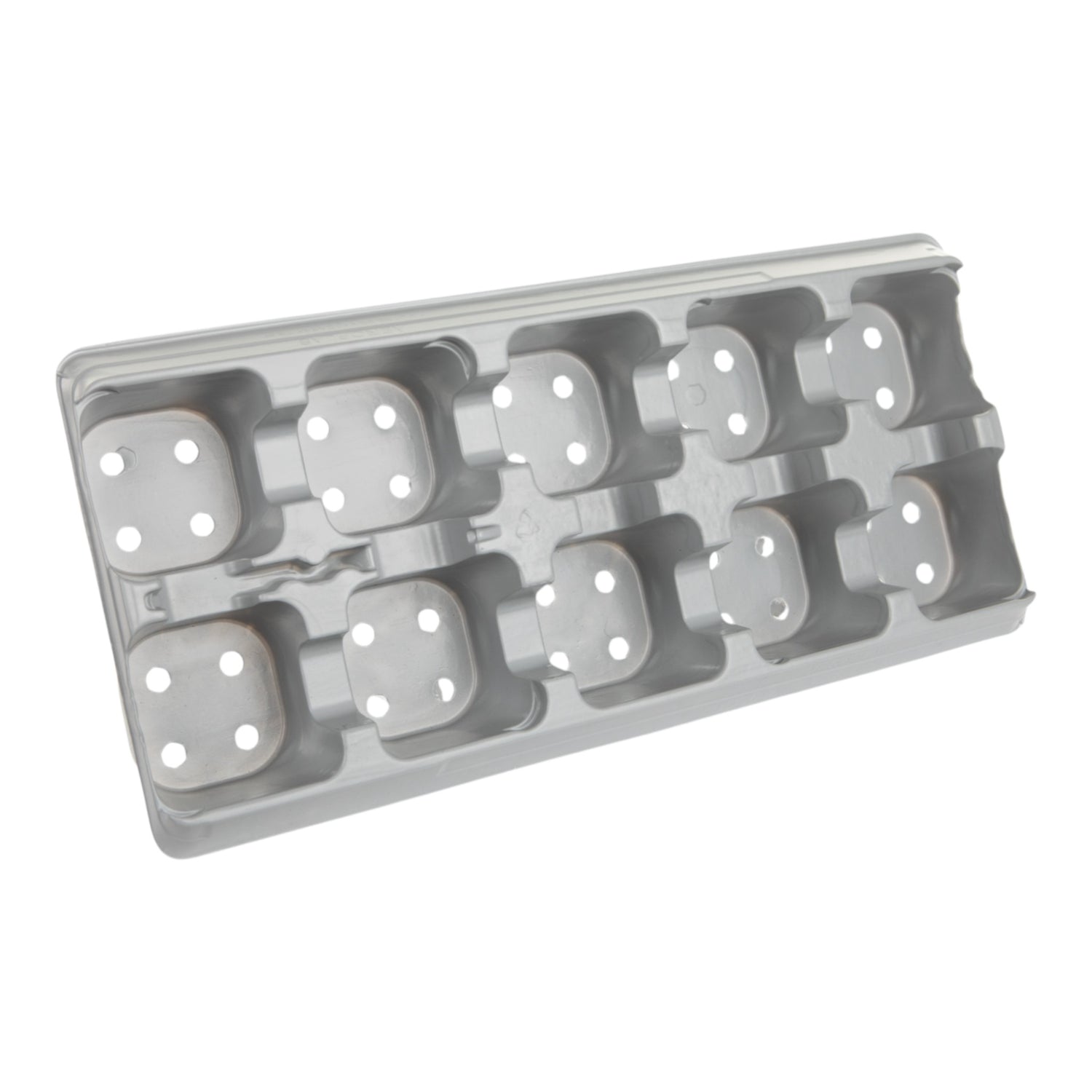 AEROPLAS Square Round Pot Carry Tray 1ltr Sq/Round x 10 Grey (1050 per pallet)