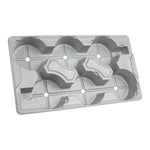 Aeroplas 2L Pot Carry Tray 6 Cell Grey - Square & Round Pot Transport Tray