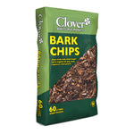 Clover Bark Chips 60L - 10-30mm Decorative Bark Mulch for Beds, Borders & Pathways