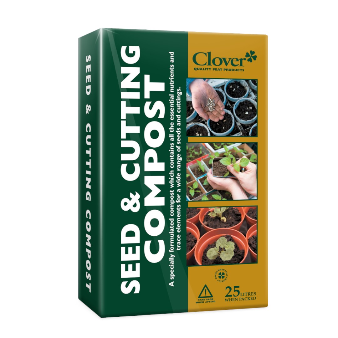 CLOVER 25L SEED & CUTTING COMPOST (100 per pallet)