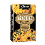 Clover Traditional Gold Potting Compost 50L - Premium Peat-Based Compost with Perlite & Slow Release Feed
