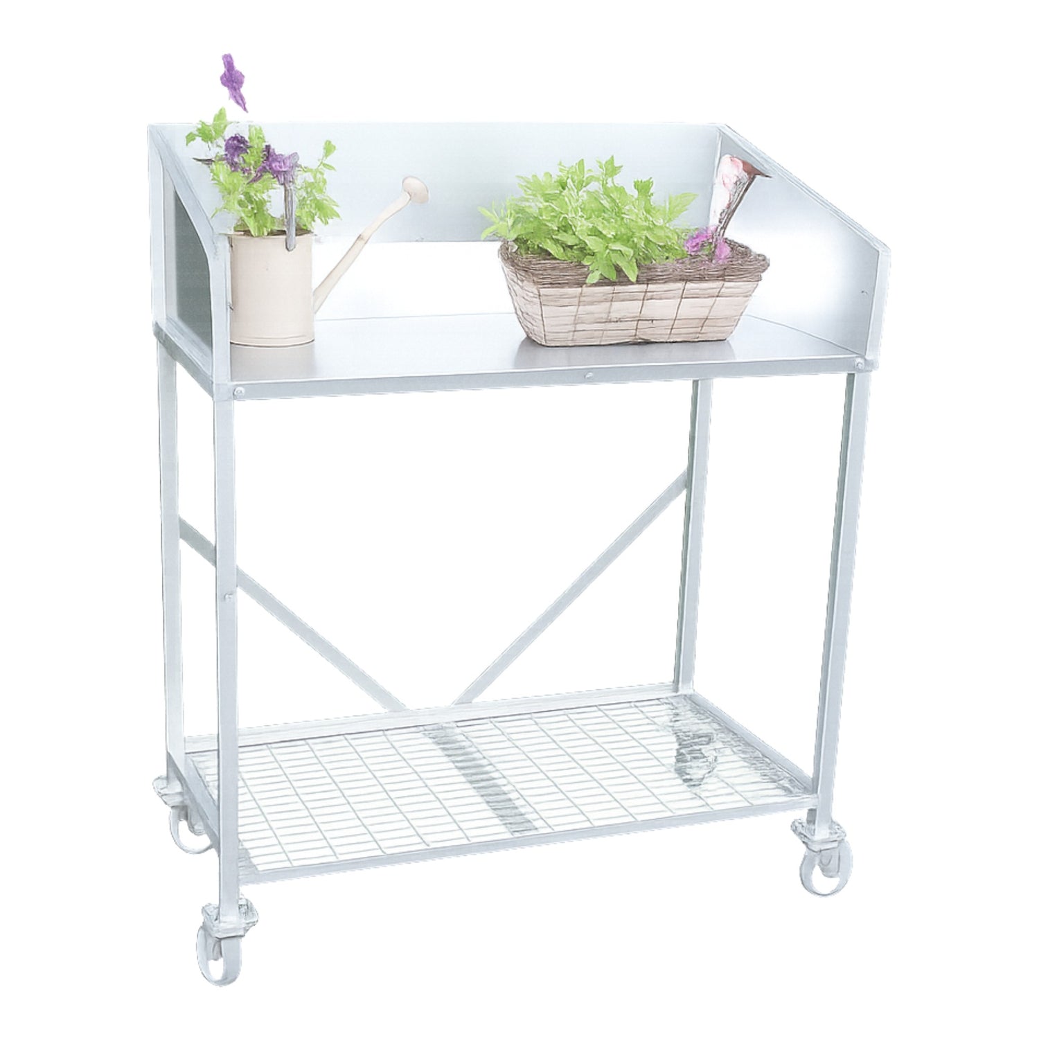 SMALL Kew Potting Bench 1.1 x 0.5m deep (125mm Castors)