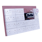 20 Way +4 + HEATER MDF Lighting Timer Boards with Fan Sockets (4 per box)