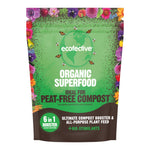 Ecofective Organic Superfood for Peat-Free Compost 800g - 6-in-1 Plant Food & Compost Booster