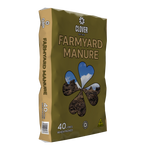 Clover Blended Farmyard Manure 40L - Natural Organic Fertiliser & Soil Improver