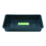 Garland Midi Garden Tray Black Without Holes - 37.5 x 23 x 6cm Watertight Tray