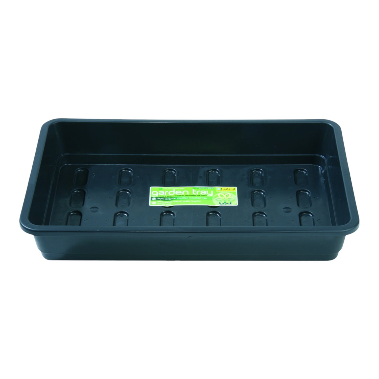 GARLAND Midi Garden Tray Black Without Holes (25 per box)