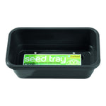 Garland Mini Seed Tray Black with Drainage Holes - 17 x 10 x 5cm Propagation Tray