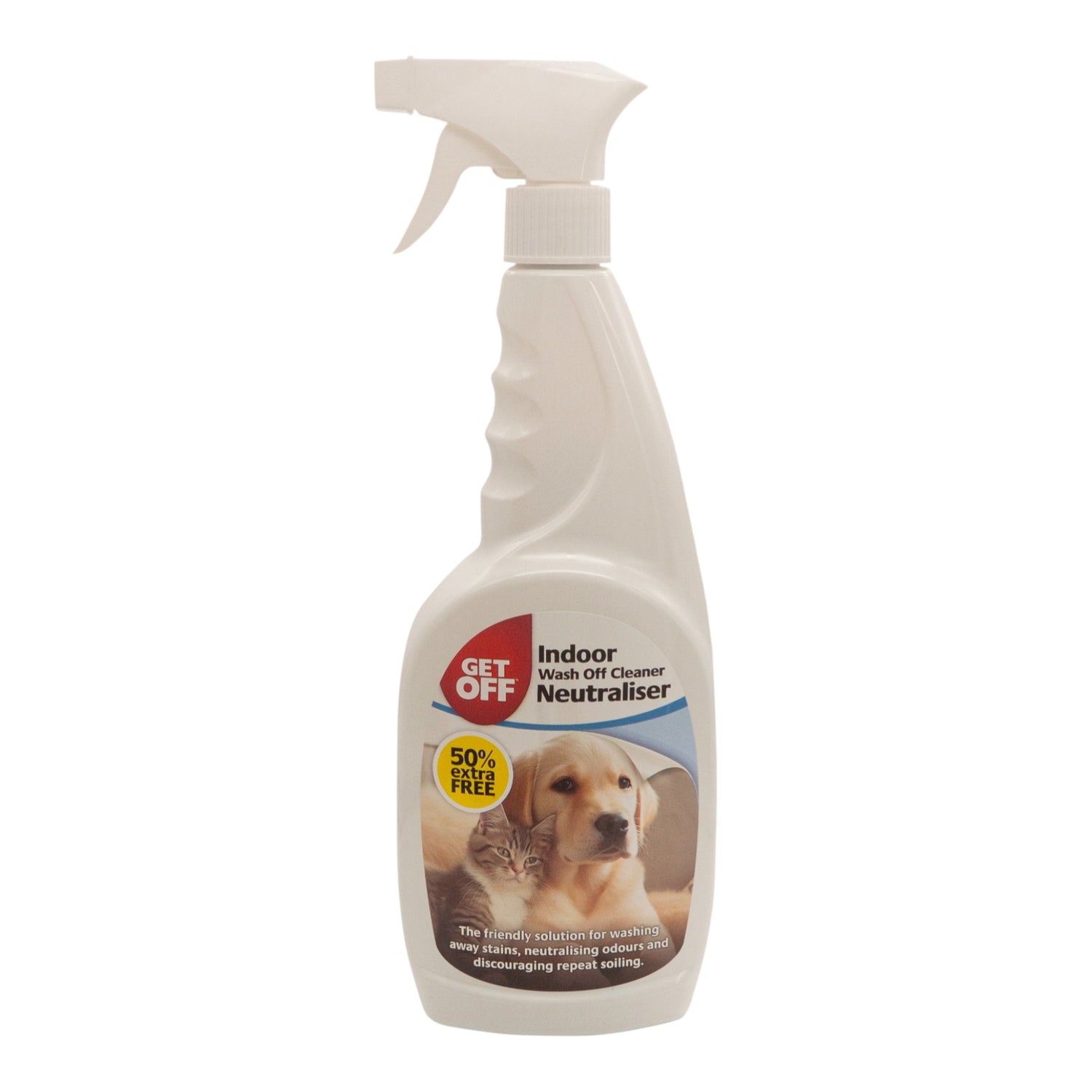 GET OFF Wash Off Indoor Cleaner Neutraliser 50% Extra Free 750ml (6 per box)
