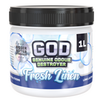 GOD Genuine Odour Destroyer Gel 1L - Fresh Linen Odour Neutraliser