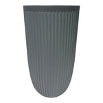 Growers Own 22" Grey Fluted Tall Planter