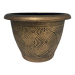 Growers Own 12" Bronze Loop Planter