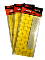 Garden King Yellow Sticky Traps 12 Pack - Double-Sided Flying Insect Monitoring Traps