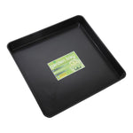 Garland Value Square Garden Tray Black 59cm - 25L Recycled Plastic Watering Tray