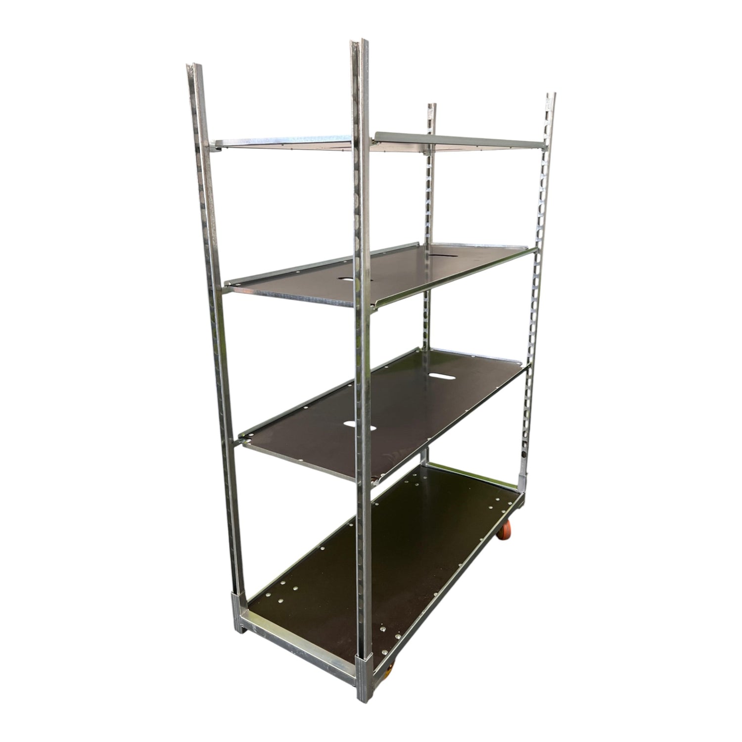 GROWERS OWN Danish Trolley with 3 film faced plywood shelves