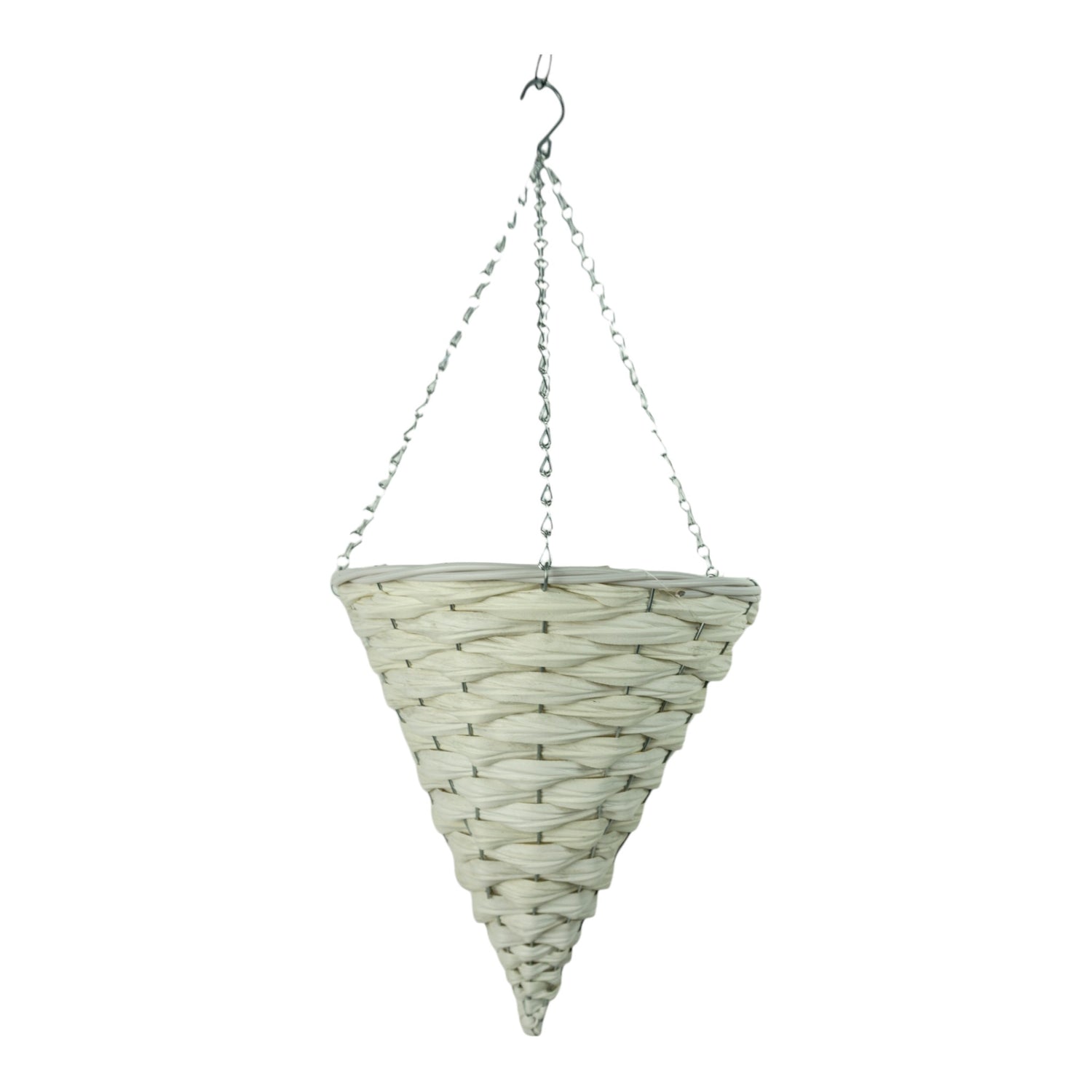 GROWERS OWN Knebworth 12" Cone Plastic Rattan Hanging Basket (Box of 20)