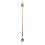 Stainless Steel Long-Handled Fork with Ashwood Handle