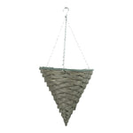 Growers Own Penshurst 12" Cone Plastic Rattan Hanging Basket