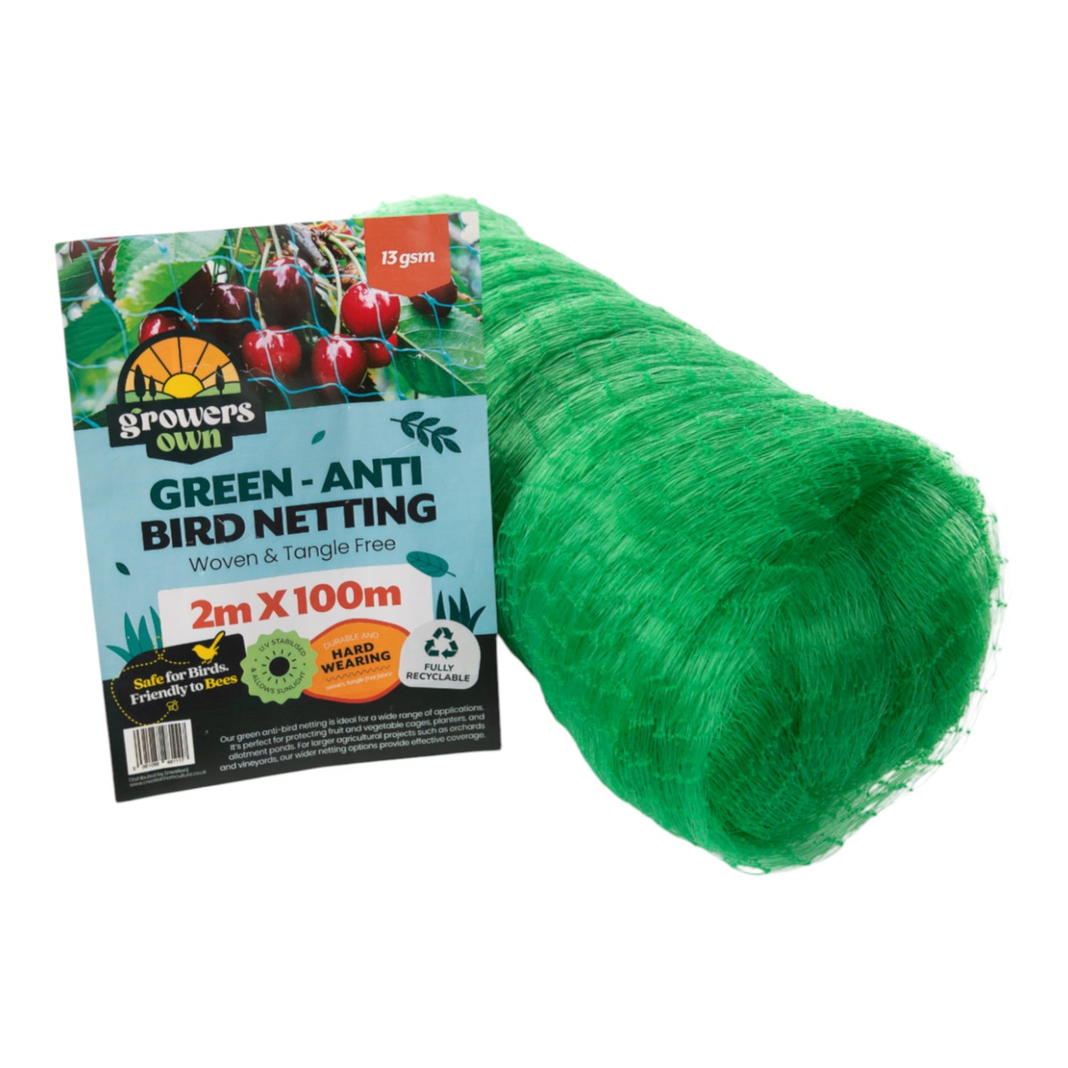GROWERS OWN Anti Bird Netting 13gsm 2M x 100M