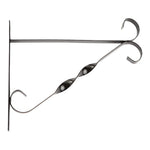 Growers Own Elegant Twist Hanging Basket Bracket Black