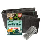 Growers Own 4m x 10m Ground Cover - Lines 100GSM with 24 pegs
