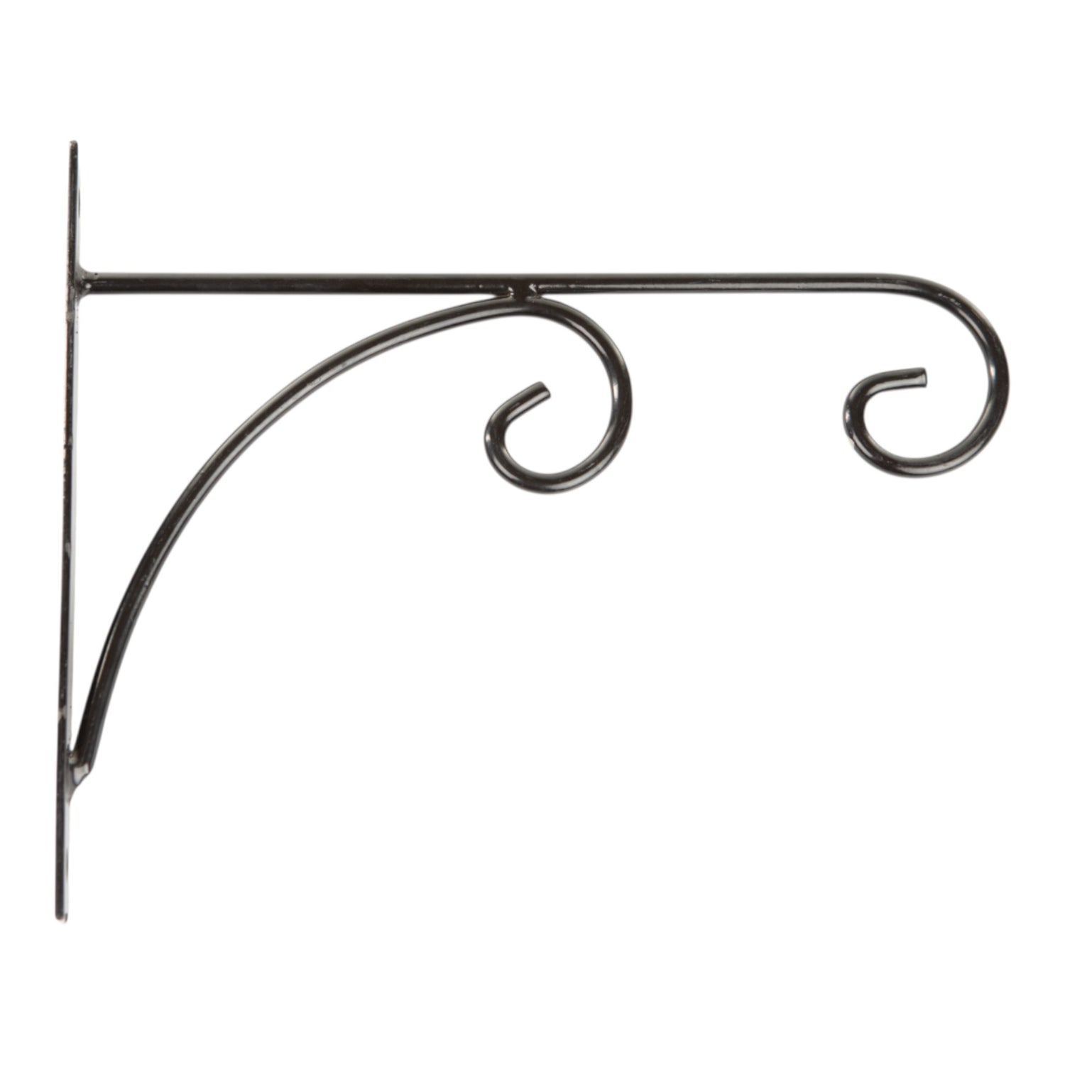 GROWERS OWN Wave Hanging Basket Bracket BLACK