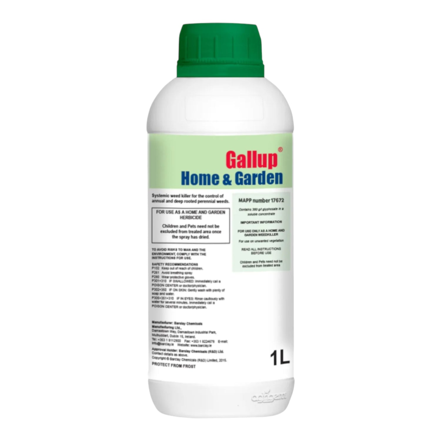 Gallup Home and Garden 1L Glyphosate Professional (12 per box)
