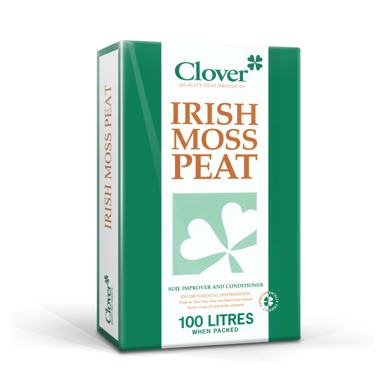 CLOVER 100L GENERAL GRADE IRISH MOSS PEAT (54 per pallet)