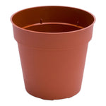 Modiform KP9H 9cm 5 degree injection moulded PP pot Terracotta