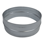 315mm Galvanised Steel Straight Connector - Round Ventilation Duct Coupler