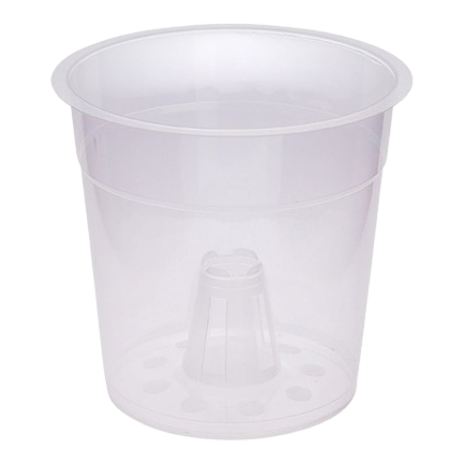 MODIFORM 12cm Orchid thermoformed PP pot TRANSPARENT (2460 per pallet / Min order 1 case of 500)