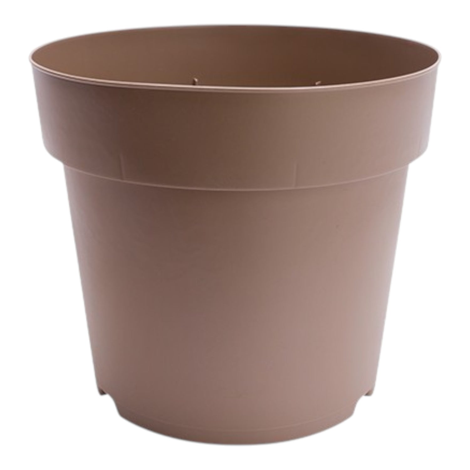 MODIFORM 23cm (5ltr) 5 degree injection moulded PP pot MOCHA (9020 per pallet)