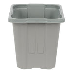 Modiform SQ070780 7cm high square thermoformed PP pot Grey